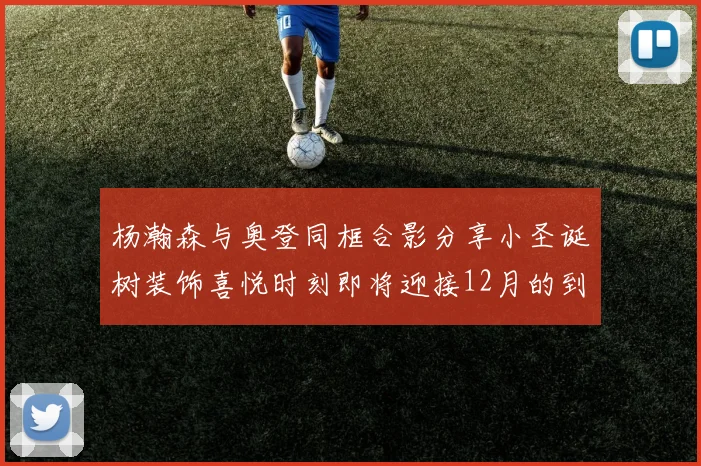 杨瀚森与奥登同框合影分享小圣诞树装饰喜悦时刻即将迎接12月的到来